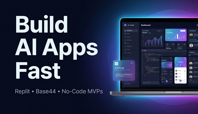 build lovable ai replit, base 44 website, no code, mvp, automation