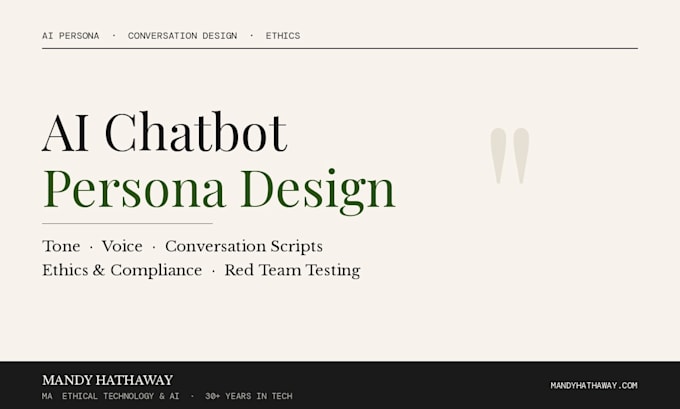 design your ai chatbot persona with voice, tone, and scripts