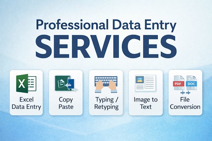 Do excel data entry, copy paste and typing work accurately by ...