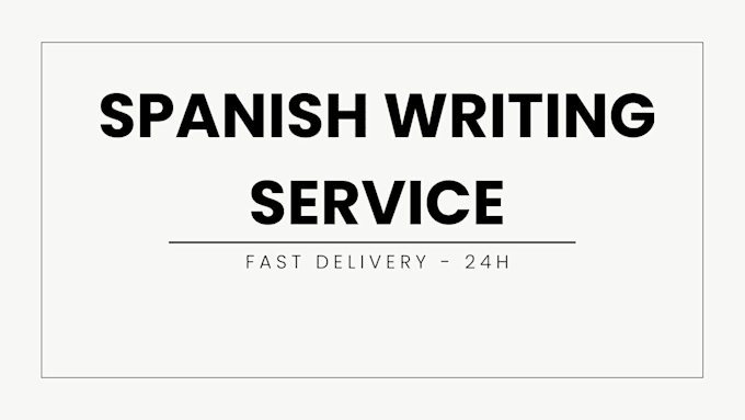 write simple and fast texts in spanish