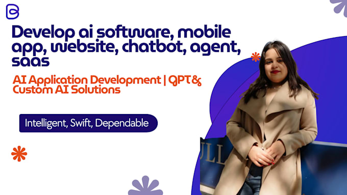 develop ai software, mobile app, website, chatbot, agent, saas