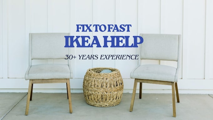 fix your ikea or furniture assembly problem fast