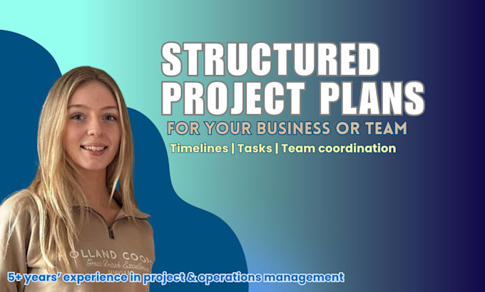 create a structured and practical project plan for your business