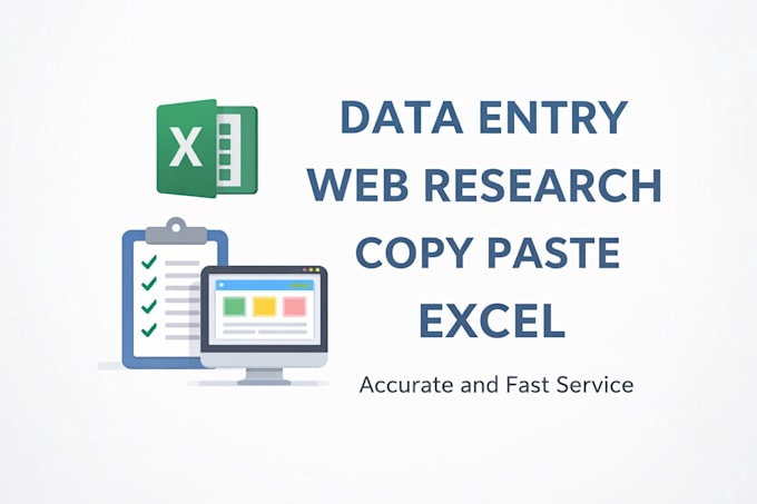 Do accurate data entry, web research and copy paste tasks by Sibel ...