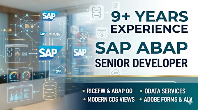 fix sap abap bugs, debug issues and develope custom reports, enhancements