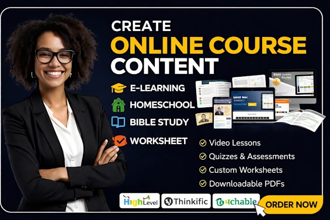create online course content elearning homeschool worksheet bible study ecourse