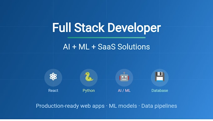 build full stack saas platform with ai powered features and cloud deployment