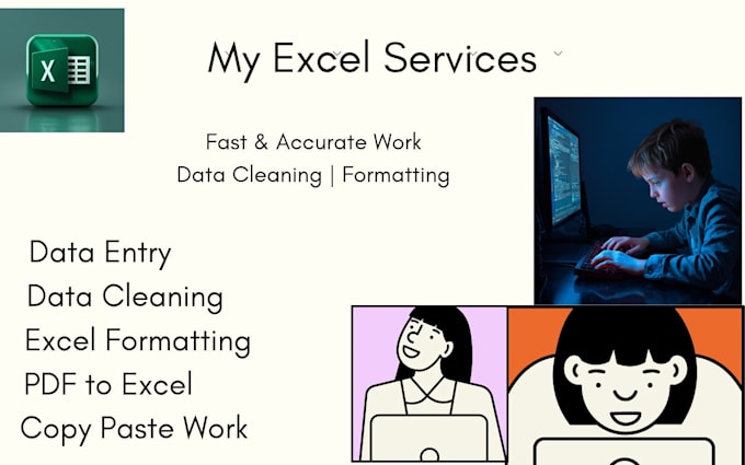 do excel data entry and spreadsheet work