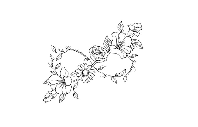 design mother day tattoo logo