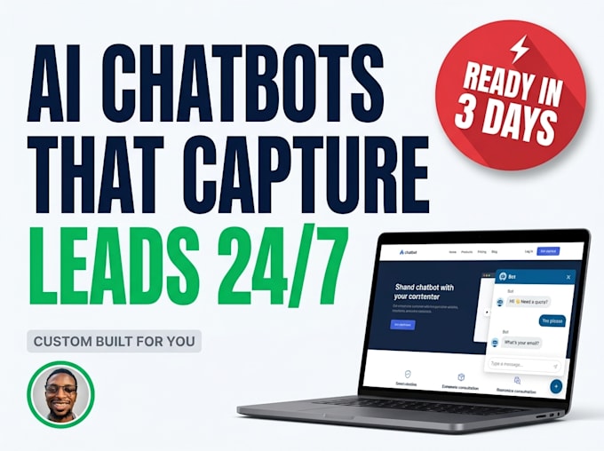 Build an ai chatbot to engage customers, capture leads and book ...