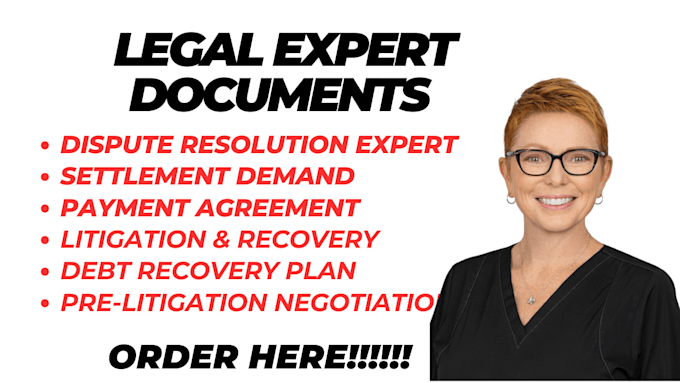 prepare a complete debt recovery plan with legal steps
