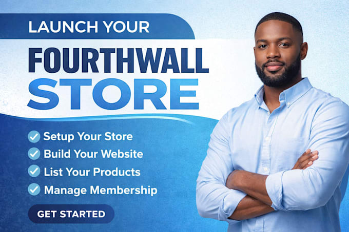 fourth wall website design fourthwall store set up merch tshirt pod design