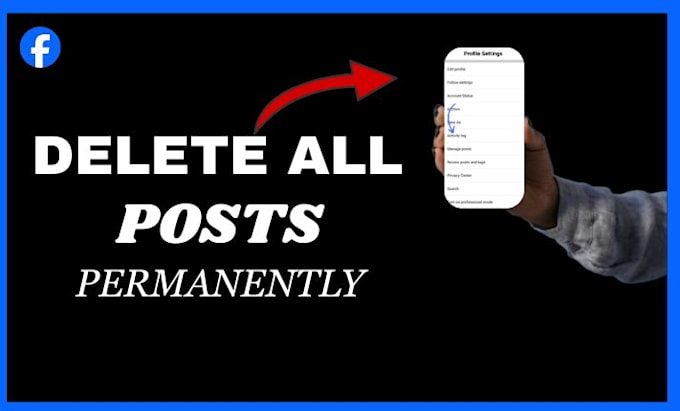 delete old social media posts and do a professional social media clean up