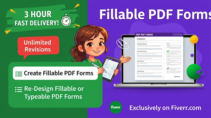 convert your document into a professional, fillable PDF form
