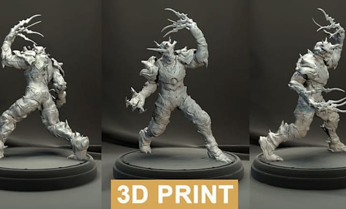 design 3d printable characters, creatures and props for games stl using blender