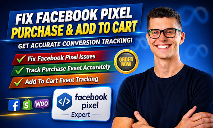 fix facebook pixel purchase conversion tracking and add to cart event tracking