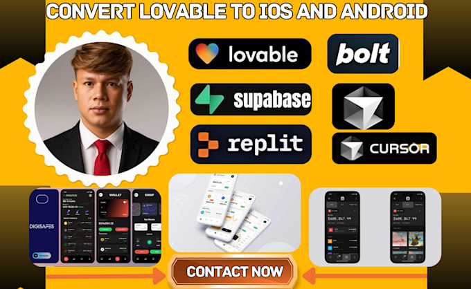fix convert lovable or base44 website to ios and android using capacitor despia