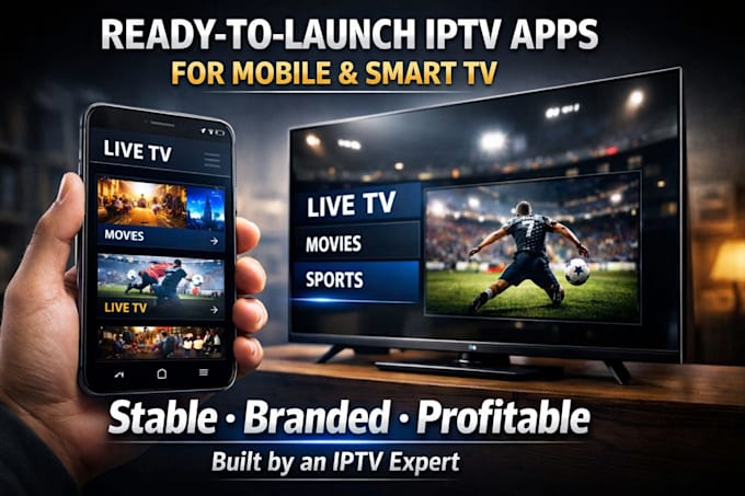 build iptv app streaming app for android iptv and smart TV in 5 days