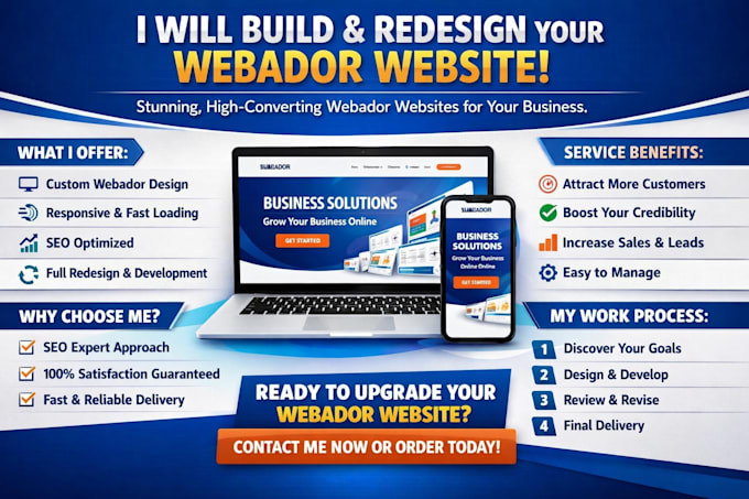 build webador website design webador redesign webador website development