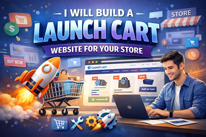 build launch cart website for your store