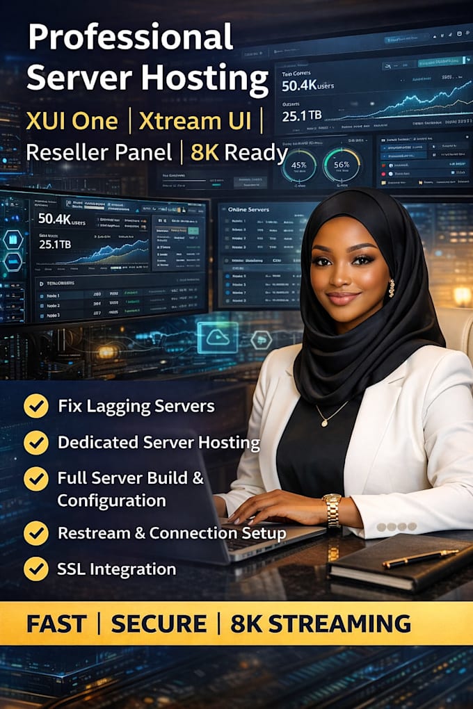 host latest server, xui one, xtream ui, reseller panel, restream, strong 8k