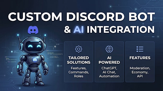 create a custom discord bot with ai integration
