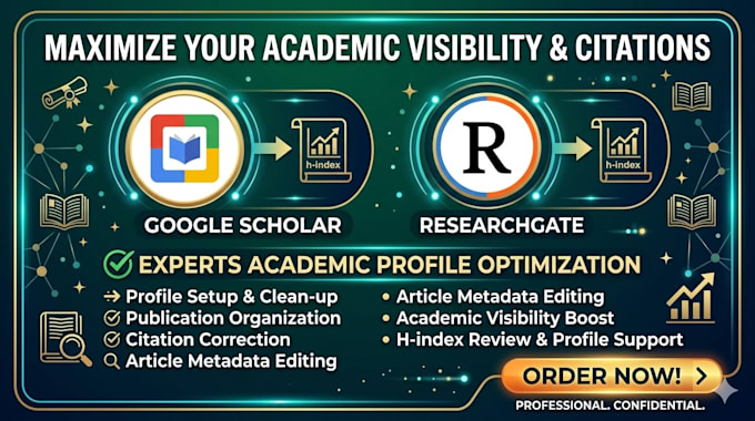 optimize researchgate and google scholar