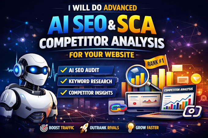 do advanced ai SEO and sca competitor analysis for your website