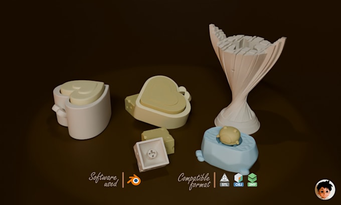 design 3d products optimized for 3d printing, prototyping