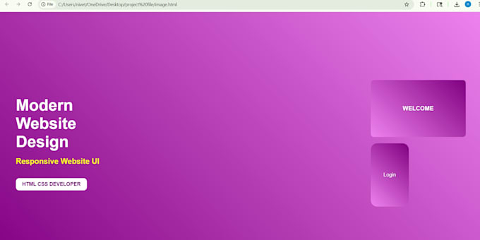 create responsive website using HTML CSS