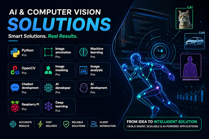 do computer vision model training projects