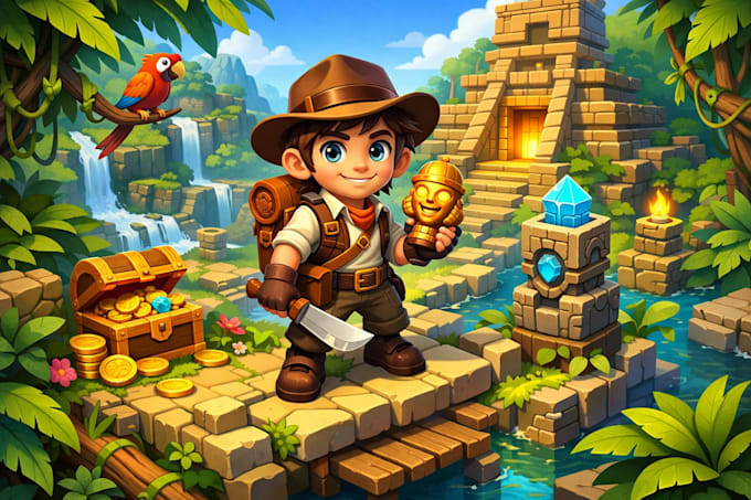 develop a 2d 3d unity mobile game hypercasual game puzzle rpg development