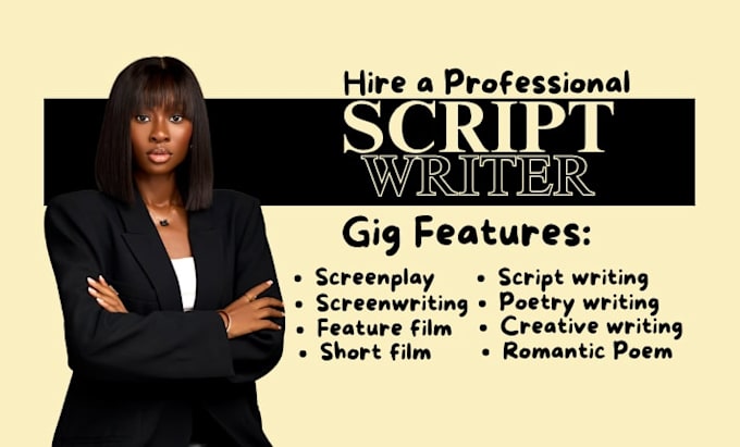 write movie script, screenwriting, feature film script, screenplay, tv script