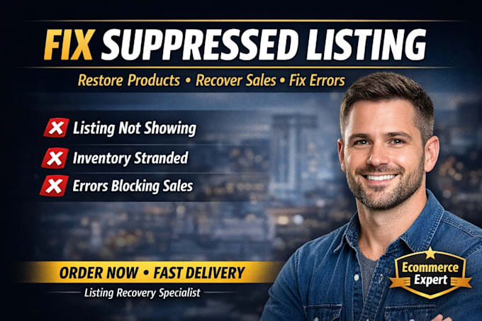 fix amazon listing errors suppression stranded inventory and restore sales fast
