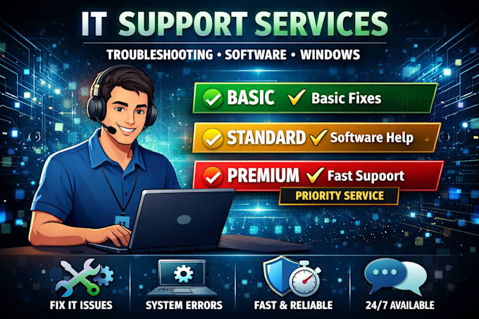 fix IT issues and provide technical support