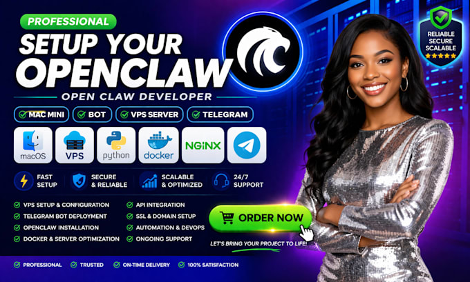 setup your openclaw, open claw developer mac mini bot vps server telegram