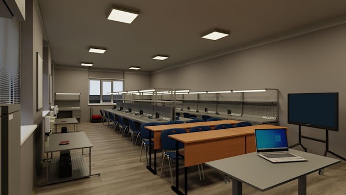 create realistic 3d visualization and design for your space