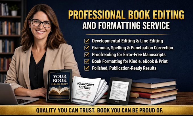 do book editing and formatting, developmental book editor, book proofreading