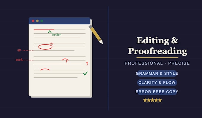 edit and provide critical feedback for your writing