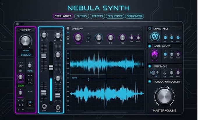 design a custom graphic user interface for vst audio plugins