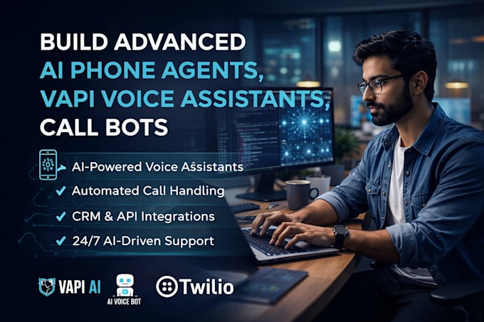 build advanced ai phone agents, vapi voice assistants, call bots