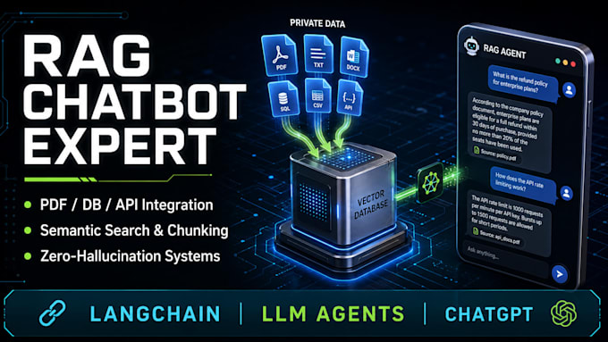 develop custom rag chatbots and ai agents using langchain