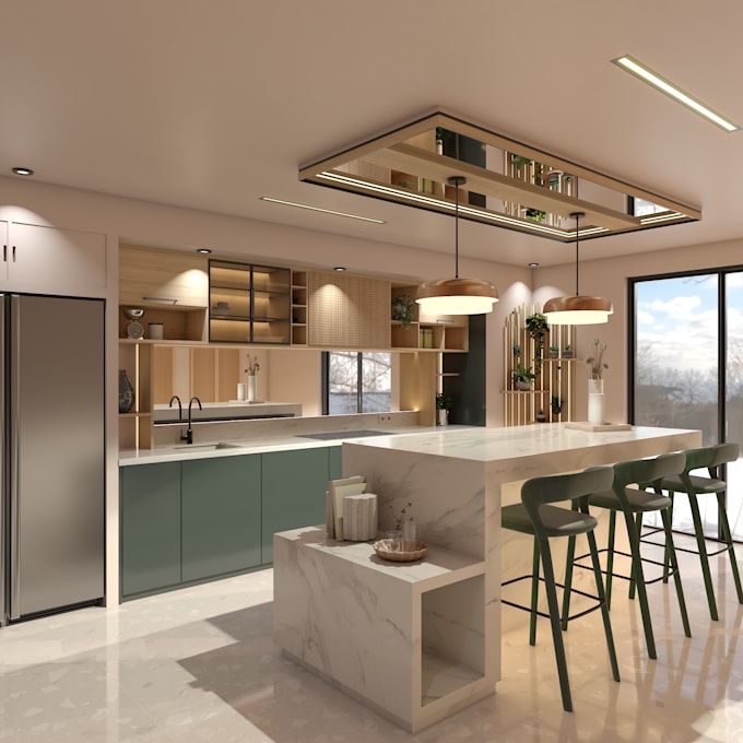 produce realistic 3d interior renders for your space