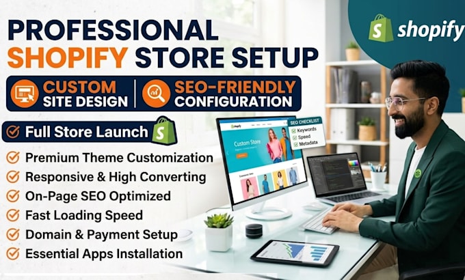 build a professional high converting shopify store for your brand