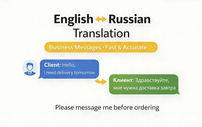 translate and write business messages