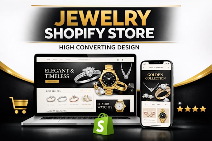 design jewelry shopify store fashion ecommerce website