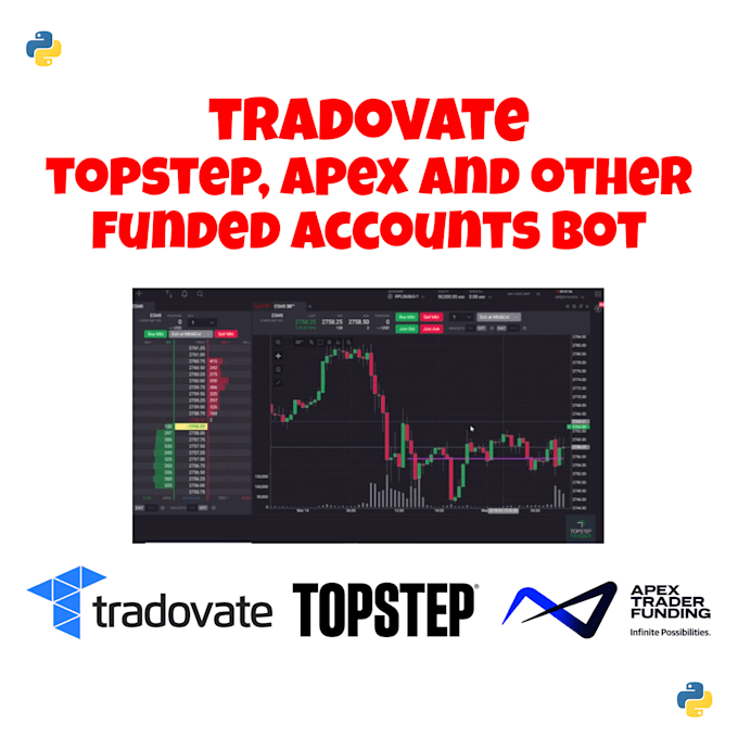 Convert your strategy to python and connect to tradovate, topstep apis ...