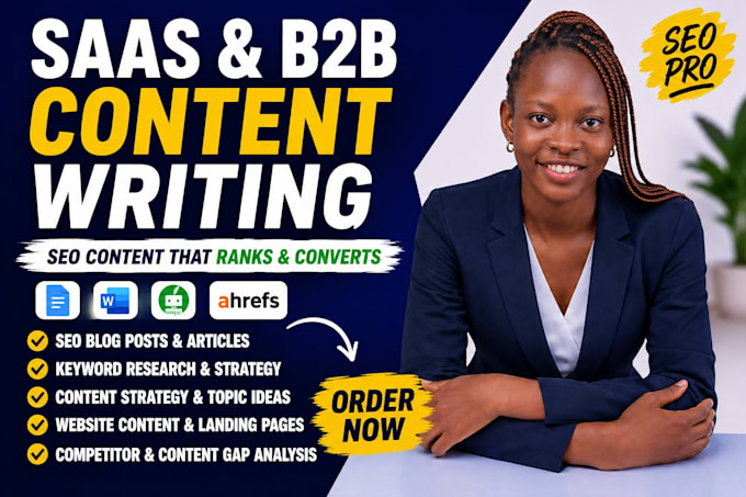 write SEO blog and website content that ranks for saas , tech, ecommerce