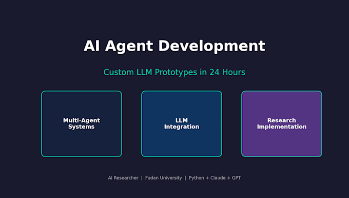 build an ai agent or llm prototype in 24 hours