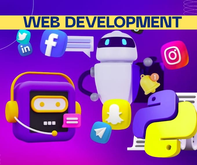 develop all social media bot, web automation bot, bot dev